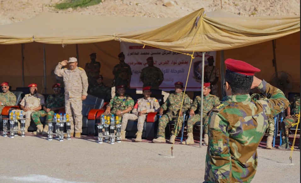 تدشين المرحلة الأولى من العام التدريبي الجديد في لواء الحرس الرئاسي بحضرموت