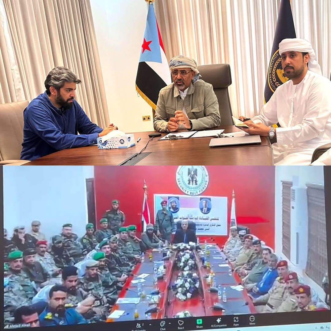 الزُبيدي يثمن الدور المحوري لقوات الحزام الأمني في تعزيز الأمن والاستقرار