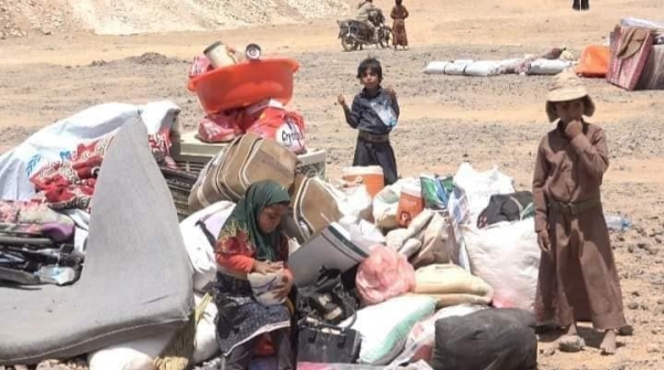 الهجرة الدولية تعلن نزوح 25 أسرة يمنية خلال أسبوع