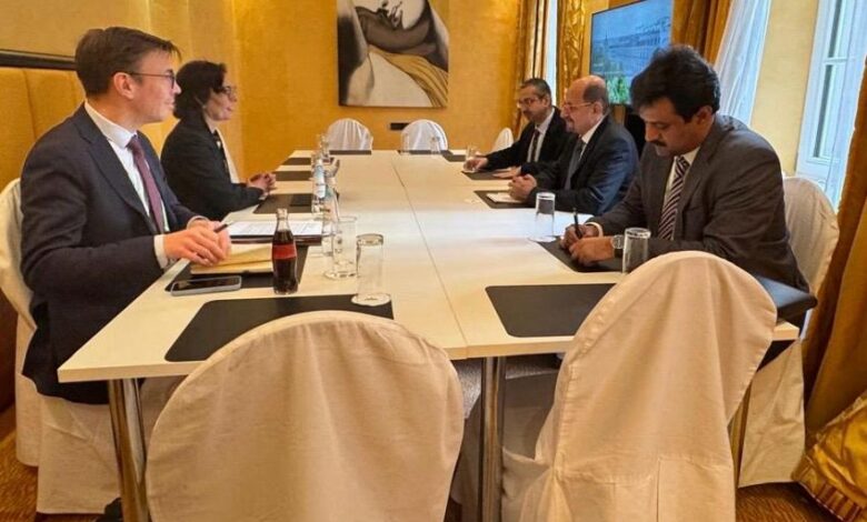 الزنداني يبحث مع الاتحاد الأوروبي دعم الجهود الإنسانية في اليمن