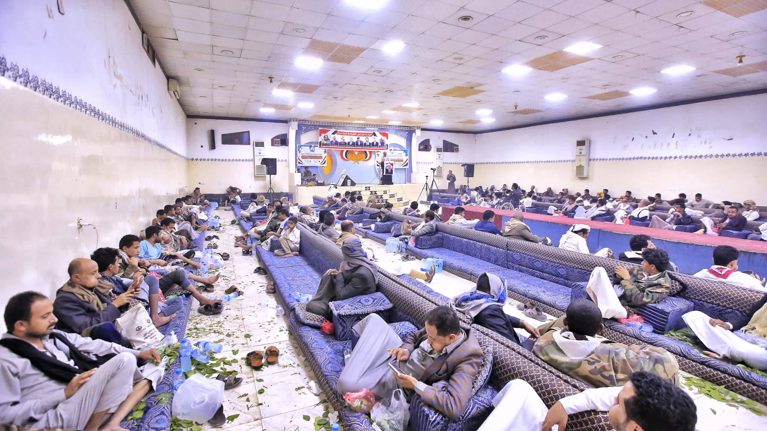 تكريم 190 جريحامن الجرحى والمعاقين من أبناء مديرية القفر خلال امسية رمضانية بمأرب