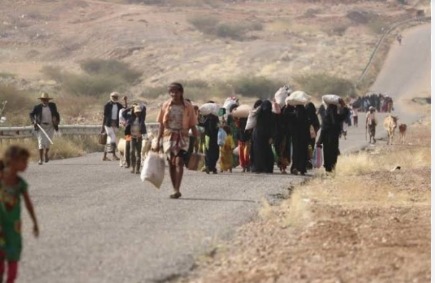 خلال أسبوع.. نزوح 76 أسرة يمنية