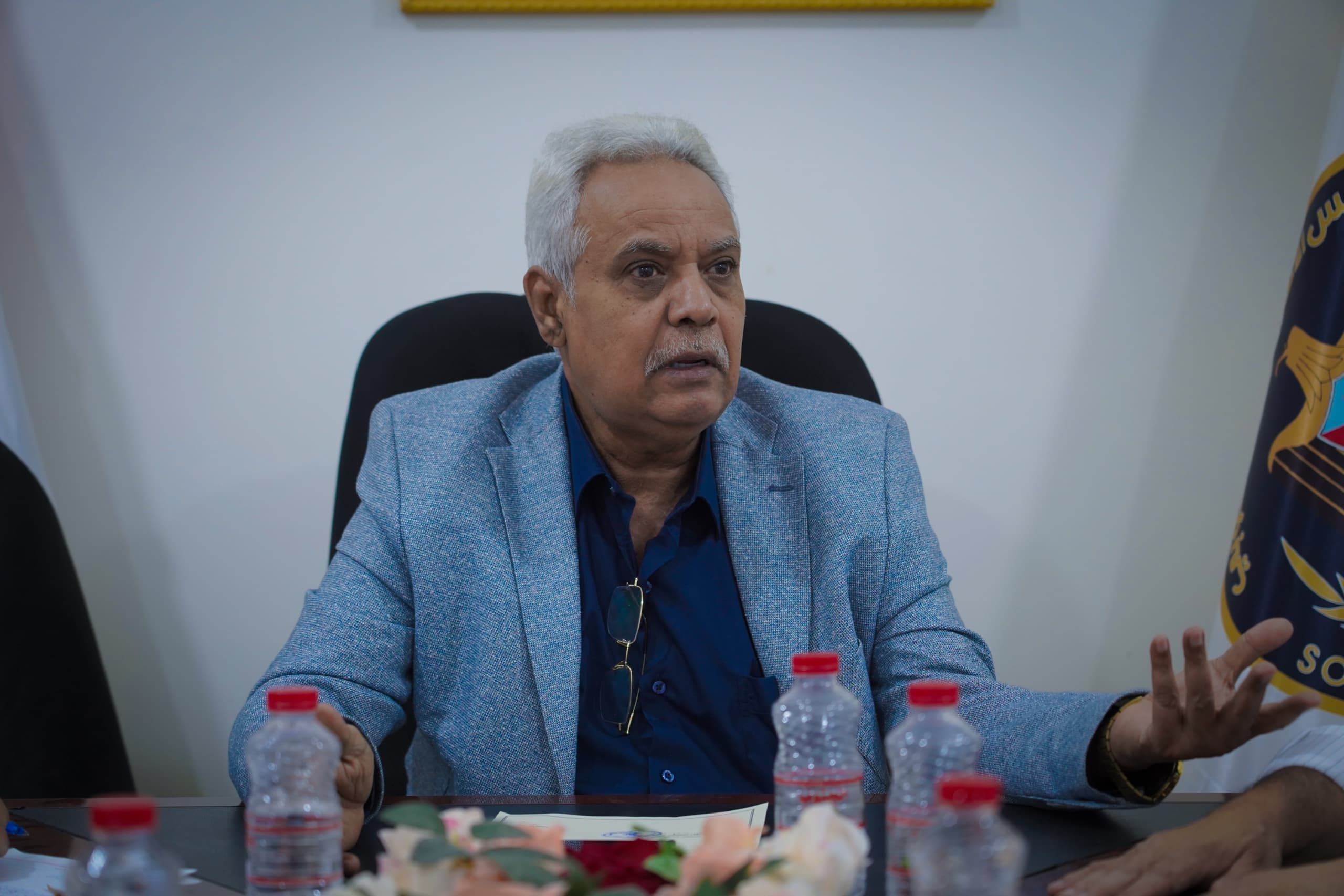 وكيل وزارة العدل \"مديد\" يهنئ الدكتور سعد محمد سعد بتعيينه نائباً لوزير العدل