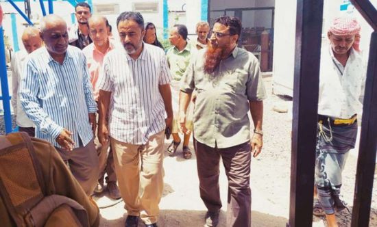 انتقالي أبين يطلع على احتياجات المستشفى الريفي في زنجبار وطاقمه