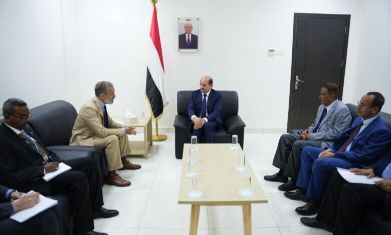 الزنداني يبحث مع الأمم المتحدة حشد الدعم لخطة الاستجابة الإنسانية 2025–2026