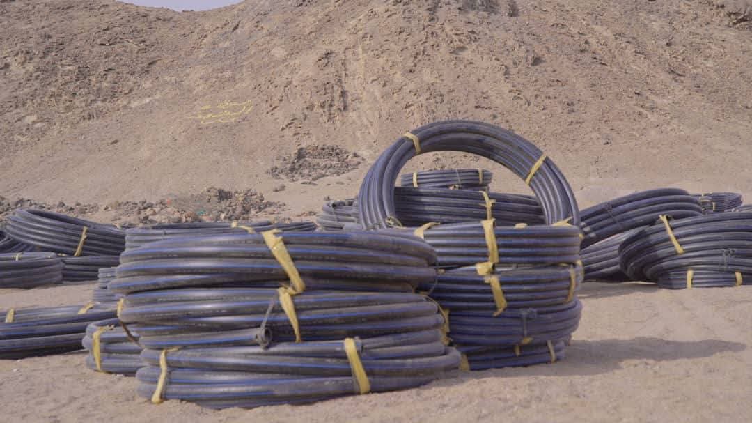 استمرار العمل في مشروع مياه الماجلية والحجارية بمديرية ذوباب المندب