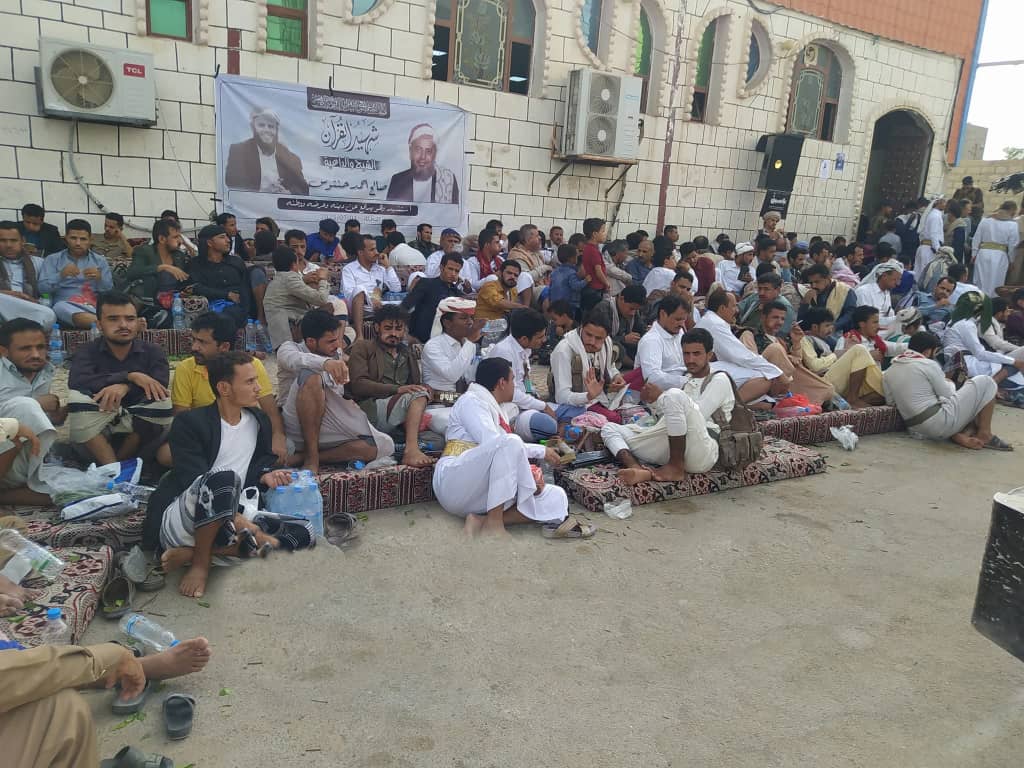 مأرب تحتضن مجلس عزاء مهيب للعلامة الشهيد الشيخ صالح حنتوس رمز مقاومة الكهنوت