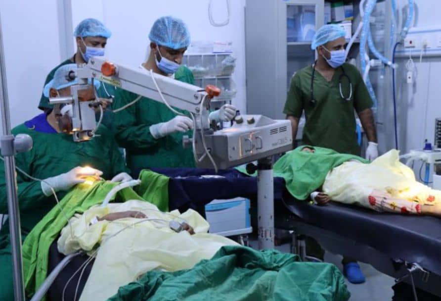 المخيم المجاني في المخا ينجز 220 عملية جراحية خلال الاسبوع الأول من انطلاقه