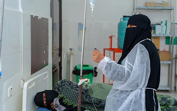 59 ألف حالة إصابة بالكوليرا والحصبة و283 وفاة في مناطق الحوثيين منذ بداية العام