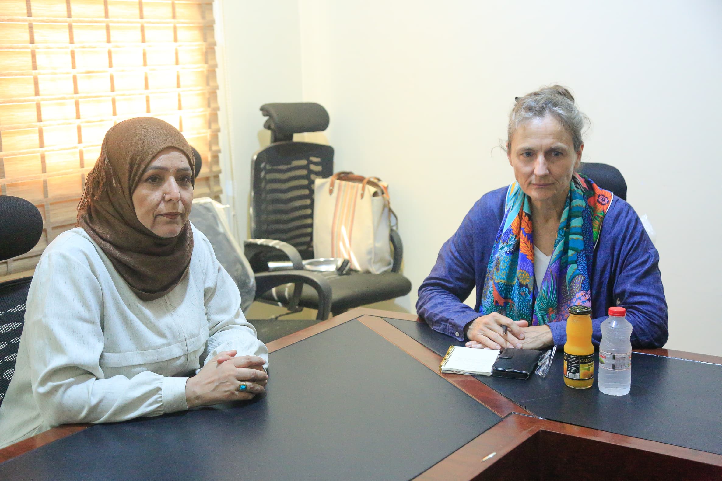 عدن.. رئيسة اللجنة الوطنية للمرأة تلتقي السفيرة الهولندية لمناقشة تعزيز دور المرأة