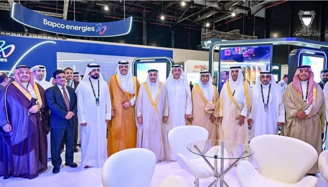 وزير النفط والمعادن يشارك في افتتاح معرض ومؤتمر الشرق الأوسط للنفط والغاز والعلوم الجيولوجية بالمنامة