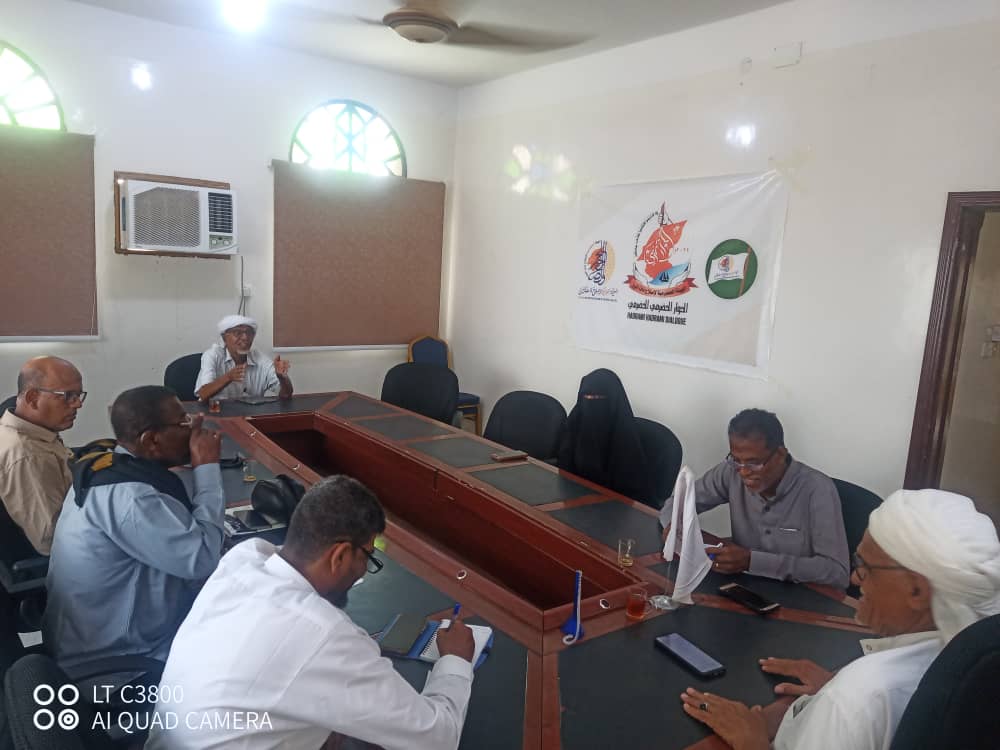 الهيئة الحضرمية لإصلاح ذات البين تناقش تدخلها في قضية مجتمعية بغيل باوزير
