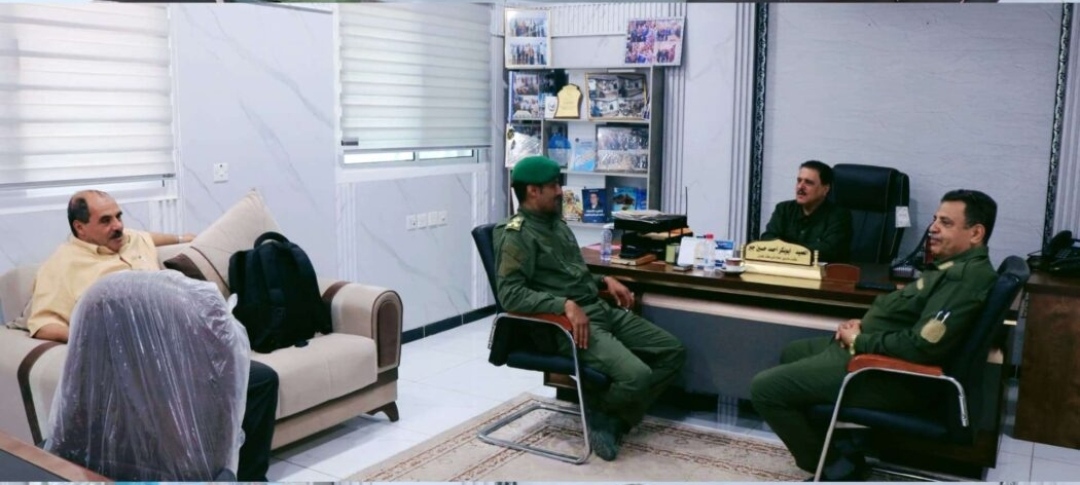لقاء أمني مشترك بين نائب مدير أمن عدن والعميد جلال الربيعي لبحث تعزيز التنسيق الميداني