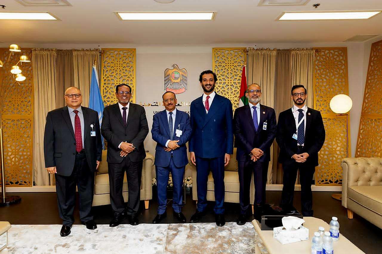 وزير النقل يلتقي نظيره الإماراتي على هامش اجتماع الجمعية العامة لـ\"الايكاو\" ويبحث معه مجالات التعاون المشترك